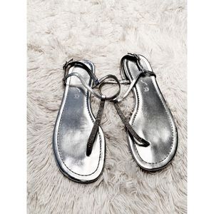 UNISA Silver Sandals